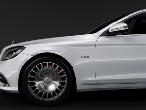 mercedes maybach s 650 x222 2018 3D Model