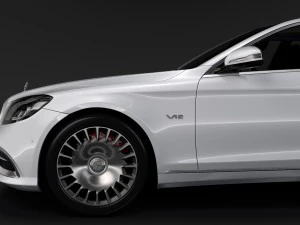 mercedes maybach s 650 x222 2018 3D Model