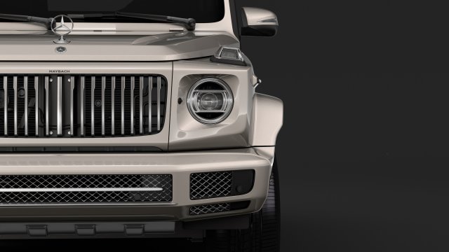 mercedes maybach g 600 w464 2019 Modelo 3D .c4d .max .obj .3ds .fbx .stl .blend 