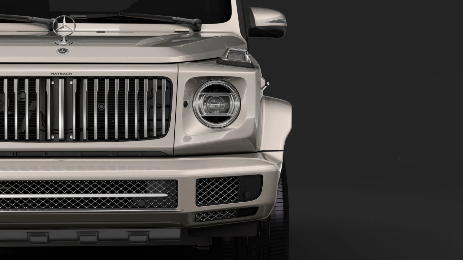 mercedes maybach g 600 w464 2019 3D Model .c4d .max .obj .3ds .fbx .stl .blend 