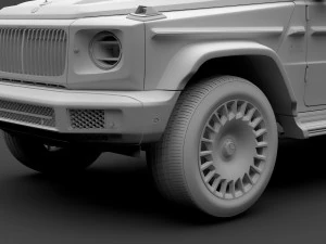 mercedes maybach g 600 w464 2019 3D Model