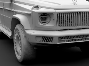 mercedes maybach g 600 w464 2019 Modelo 3D