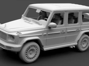 mercedes maybach g 600 w464 2019 3D Model