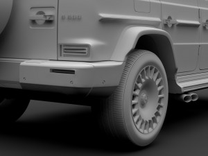 mercedes maybach g 600 w464 2019 Modelo 3D