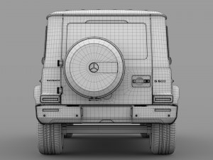 mercedes maybach g 600 w464 2019 Modelo 3D