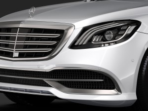 mercedes maybach s 650 pullman vv222 2018 Modelo 3D