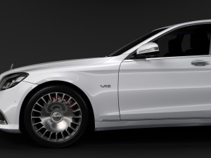 mercedes maybach s 650 pullman vv222 2018 Modelo 3D