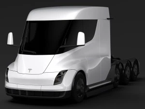 tesla semi 4axis 2018 3D Model