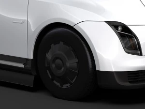tesla semi 4axis 2018 3D Model