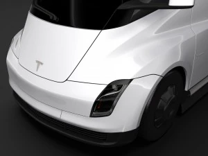 tesla semi 4axis 2018 3D Model