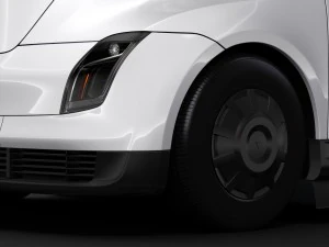 tesla semi 4axis 2018 3D Model