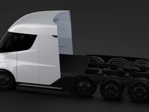 tesla semi 4axis 2018 3D Model