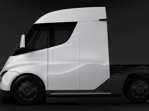 tesla semi 4axis 2018 3D Model