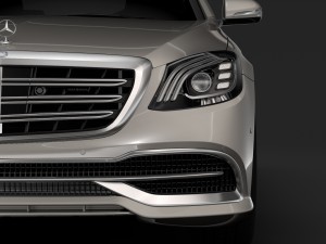 mercedes maybach s 560 4matic x222 2018 Modelo 3D