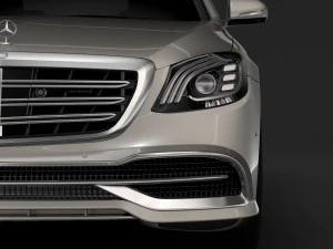 mercedes maybach s 560 4matic x222 2018 Model 3D