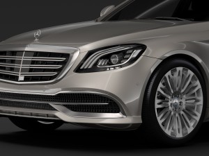 mercedes maybach s 560 4matic x222 2018 3D Model