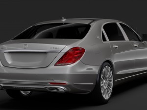 mercedes maybach s 560 4matic x222 2018 3D Model