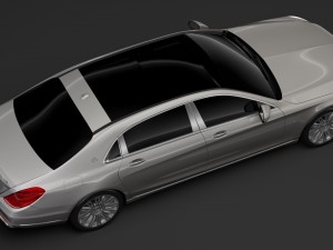 mercedes maybach s 560 4matic x222 2018 3D Model