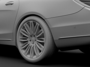mercedes maybach s 560 4matic x222 2018 3D Model