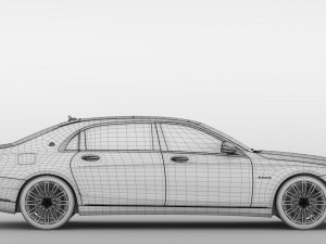 mercedes maybach s 560 4matic x222 2018 3D Model