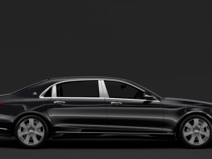 mercedes maybach s 650 guard x222 2018 3D Model