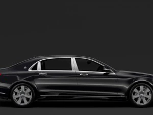 mercedes maybach s 650 guard x222 2018 3D Model