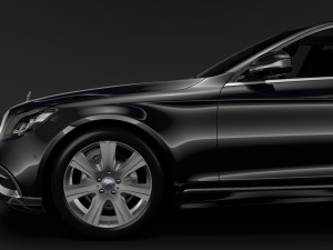mercedes maybach s 650 guard x222 2018 3D Model