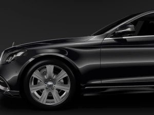 mercedes maybach s 650 guard x222 2018 3D Model
