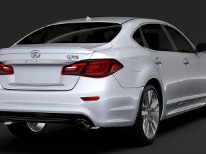 infinity q70 long s 2018 3D Model