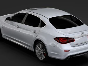 infinity q70 long s 2018 3D Model