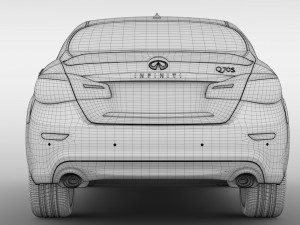 infinity q70 long s 2018 Model 3D
