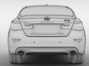infinity q70 long s 2018 3D Model
