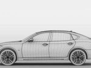 infinity q70 long s 2018 3D Model