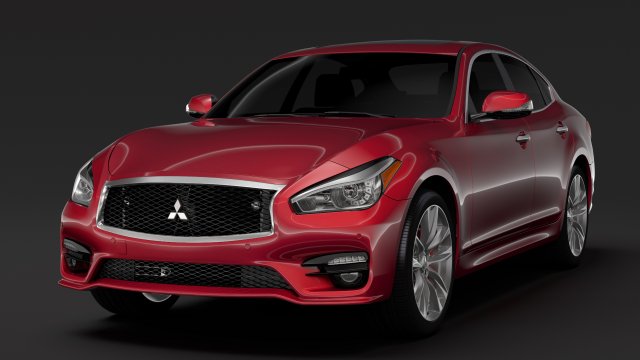 mitsubishi proudia s 2018 3D Модель .c4d .max .obj .3ds .fbx .stl .blend 
