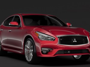 mitsubishi proudia s 2018 3D Модель
