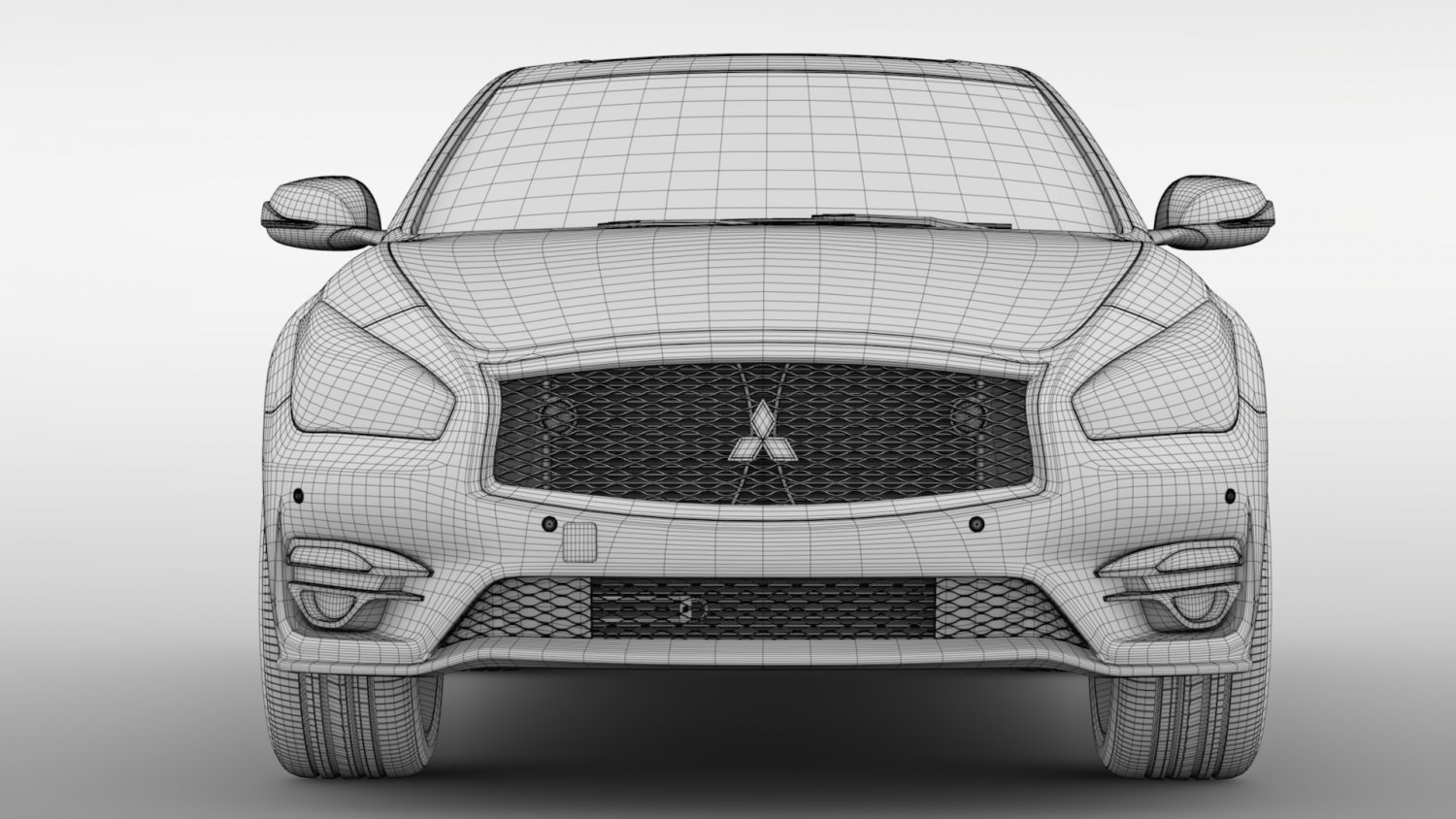 2018 3d модель. Infinity q70 long s 2018 3d model - cgstudio.