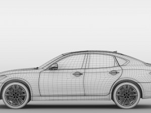 mitsubishi proudia s 2018 3D Модель