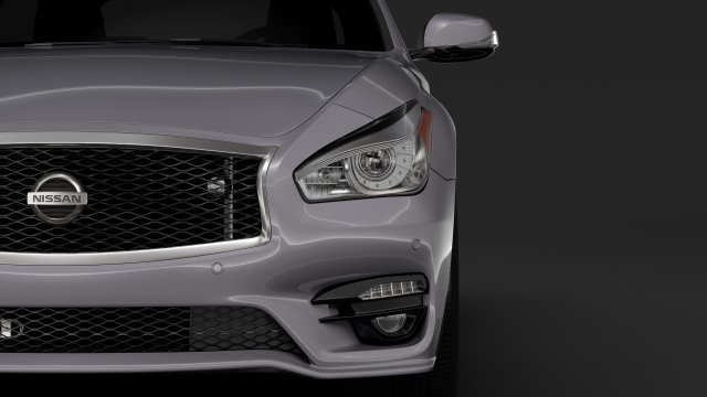 nissan fuga sport long 2018 3D-Modell .c4d .max .obj .3ds .fbx .stl .blend 