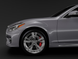 nissan fuga sport long 2018 3D-Modell