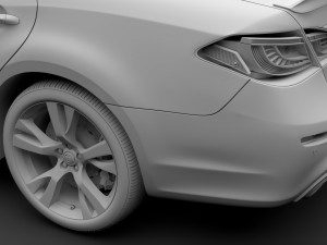 nissan fuga sport long 2018 3D-Modell