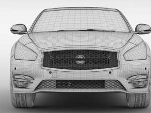 nissan fuga sport long 2018 3D-Modell