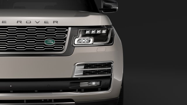 range rover svautobiography limo l405 2019 3D 模型 .c4d .max .obj .3ds .fbx .stl .blend 