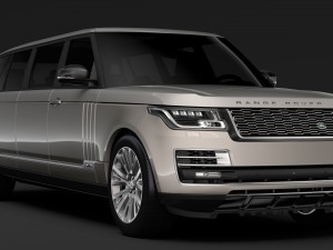 range rover svautobiography limo l405 2019 3D 模型