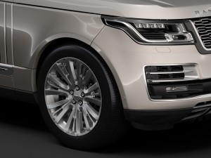 range rover svautobiography limo l405 2019 3D 模型