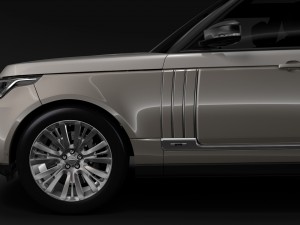 range rover svautobiography limo l405 2019 3D 模型