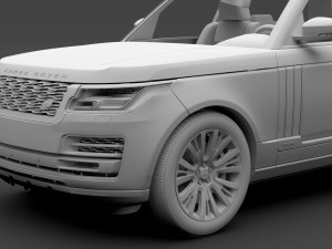 range rover svautobiography limo l405 2019 3D 模型