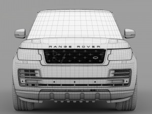 range rover svautobiography limo l405 2019 3D 模型