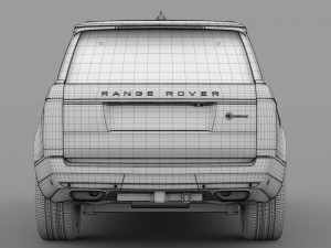 range rover svautobiography limo l405 2019 3D 模型