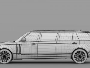range rover svautobiography limo l405 2019 3D 模型