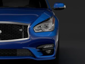 Инфинити Q70 с 2018 года 3D Модель